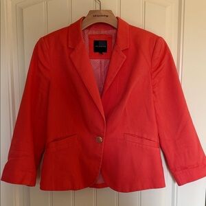 The Limited Bright Coral Blazer